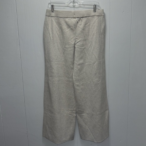 Oysho Side Rib Straight Leg Knit Trousers Size Large - Picture 6 of 6